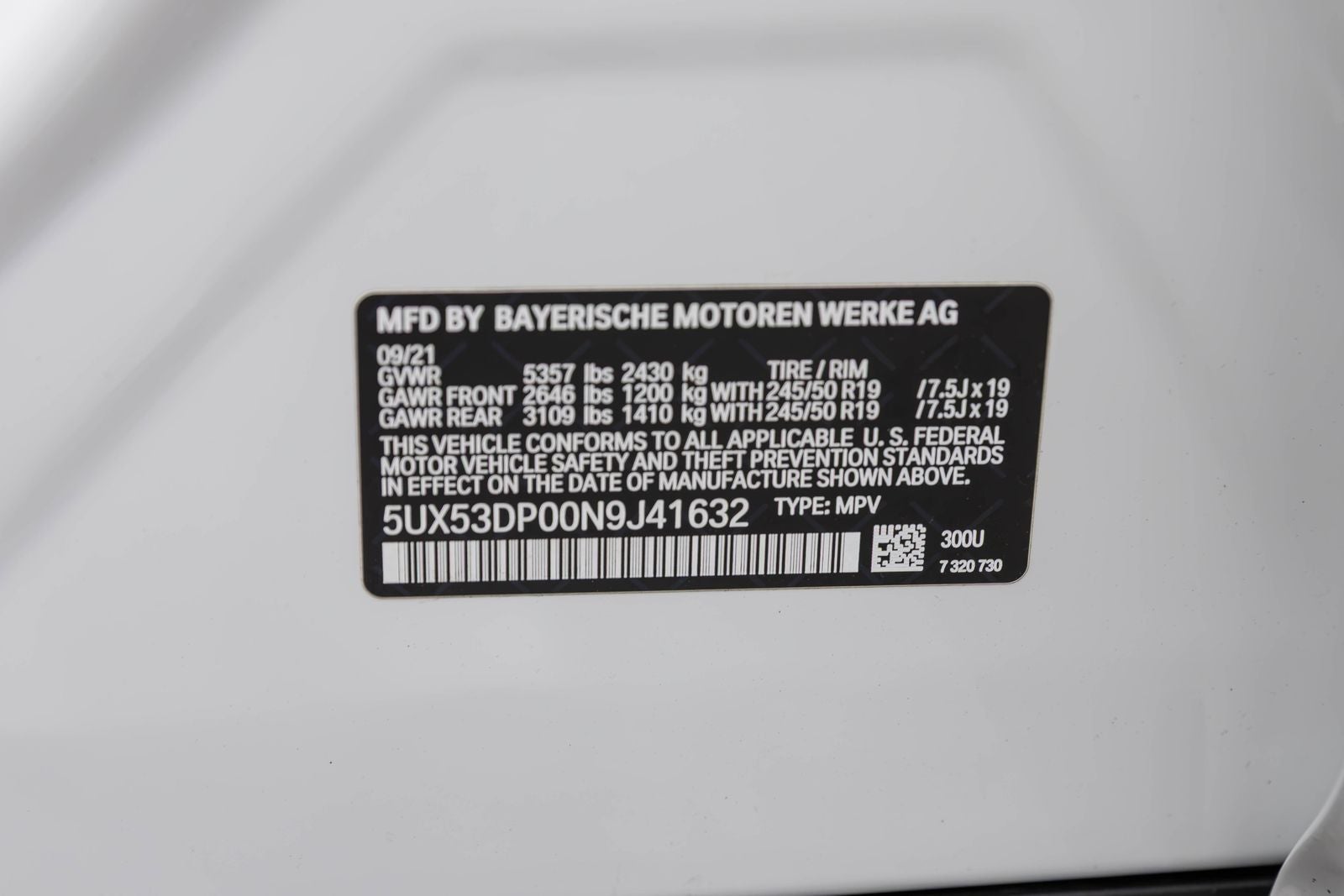 BMW X3 xDrive30i 2022 xDrive30i