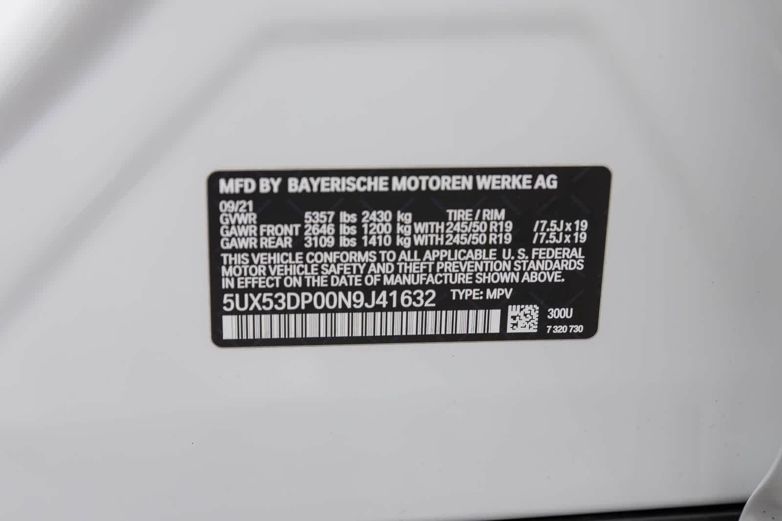 BMW X3 xDrive30i 2022 xDrive30i