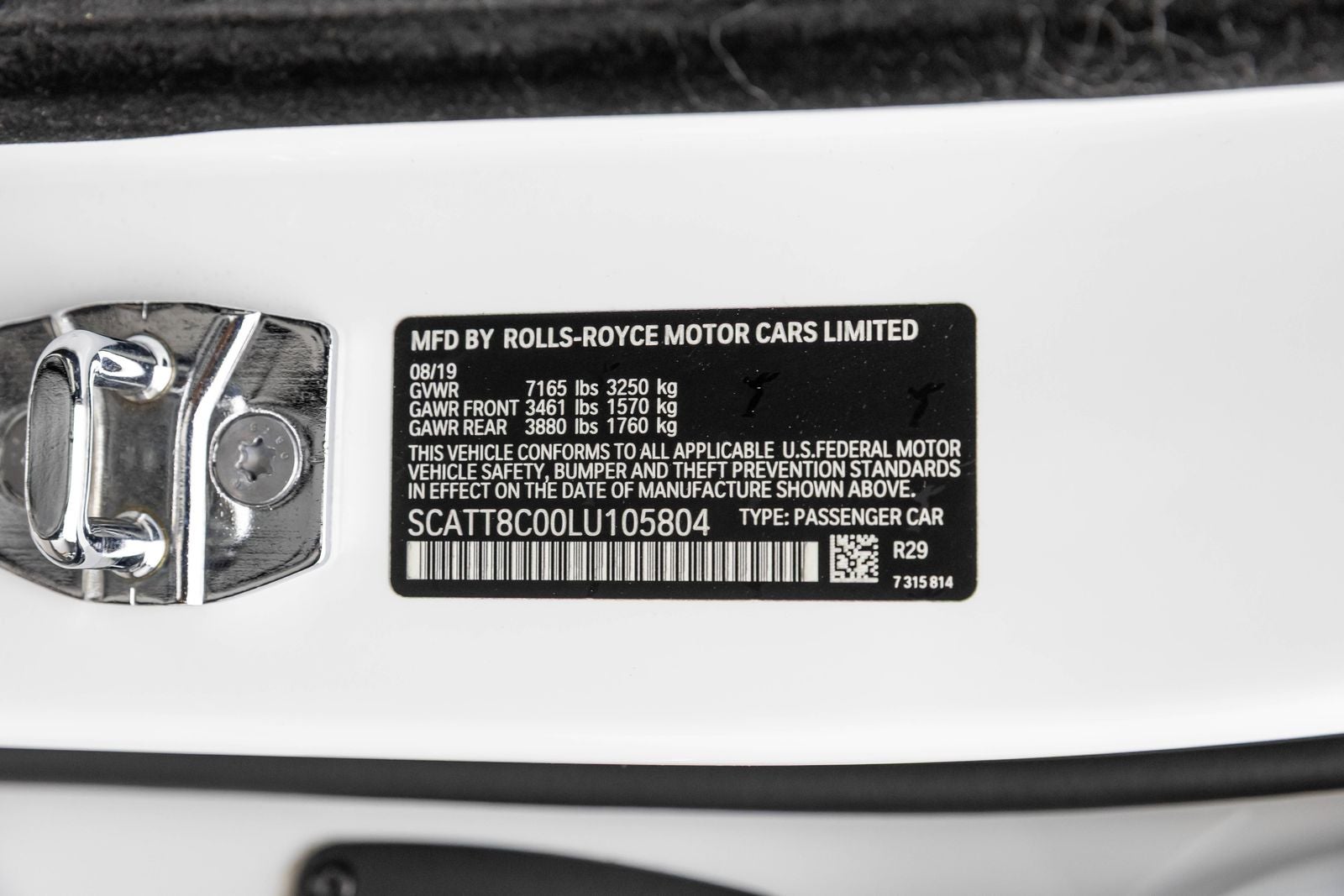 Rolls-Royce Phantom Sedán de batalla larga 2020