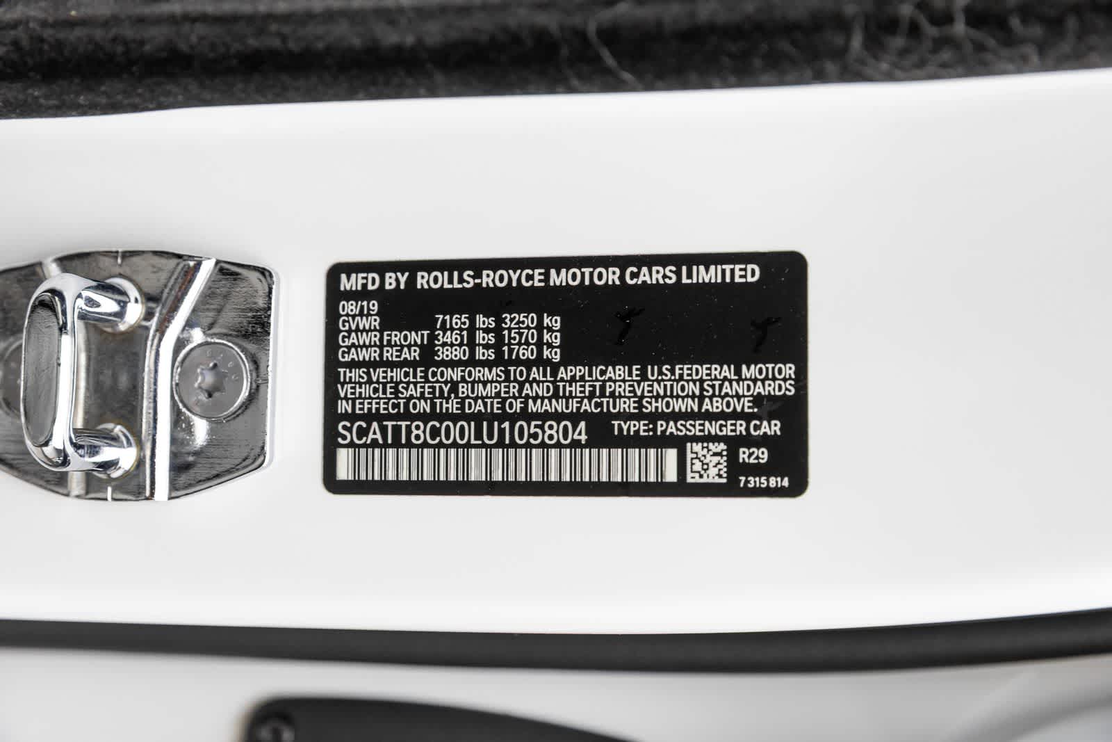 Rolls-Royce Phantom Sedán de batalla larga 2020