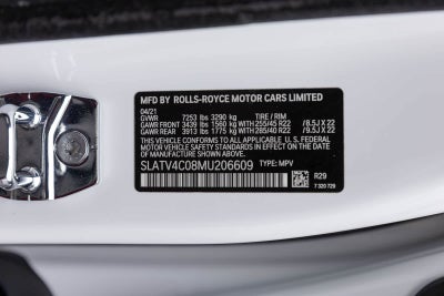 Rolls-Royce Cullinan SUV 2021