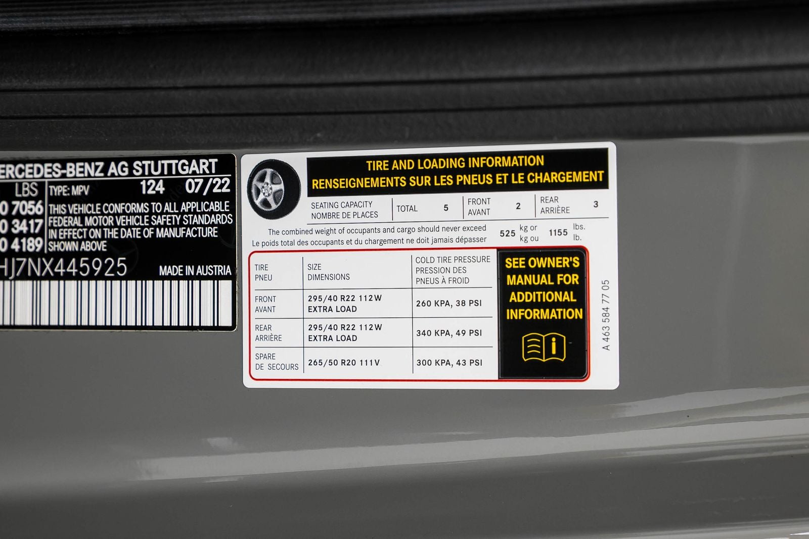 Mercedes-Benz AMG® G 63 AMG® G 63 de 2022