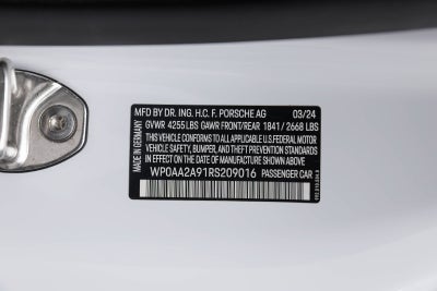 Porsche 911 Carrera T 2024