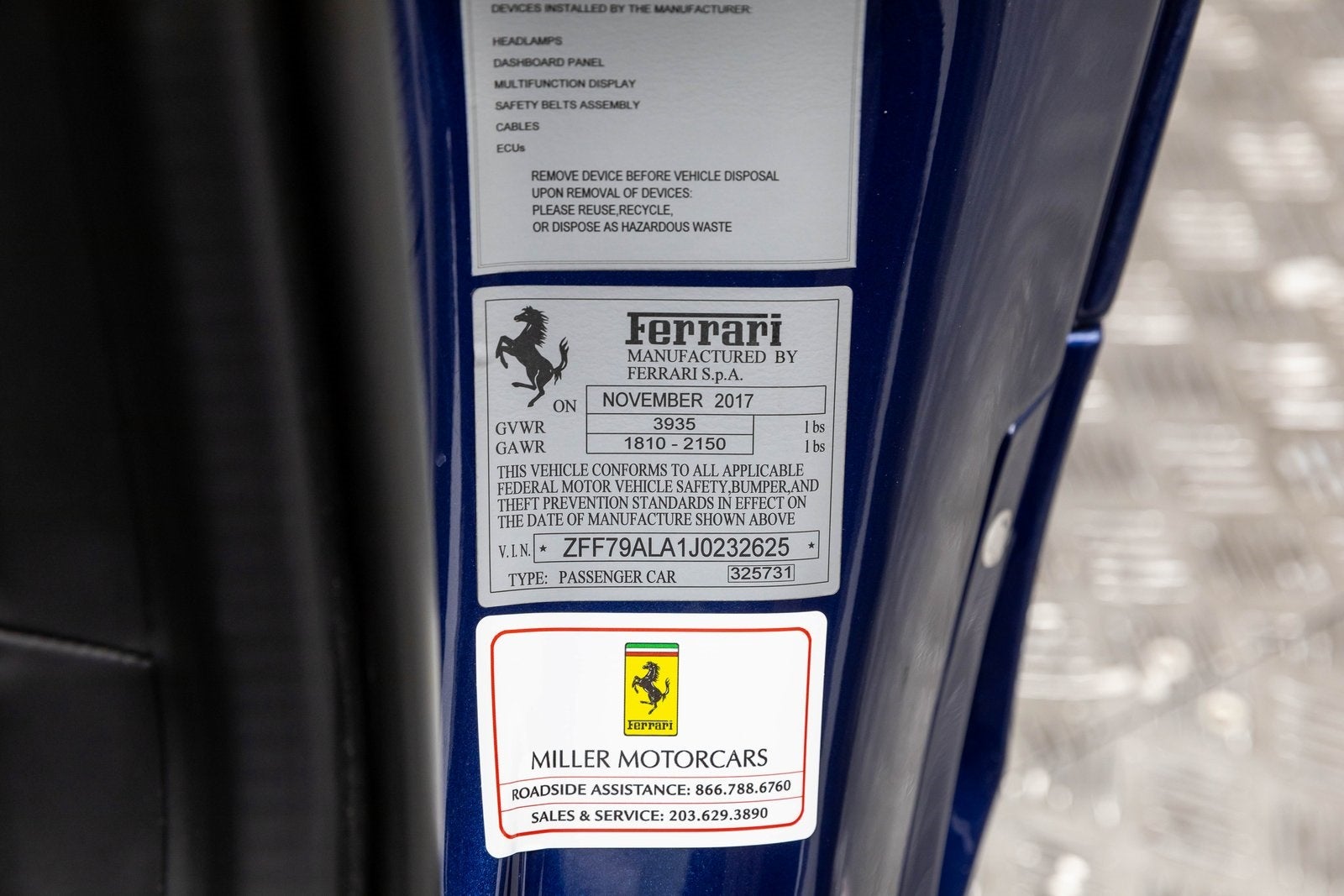 Ferrari 488 GTB Coupé 2018