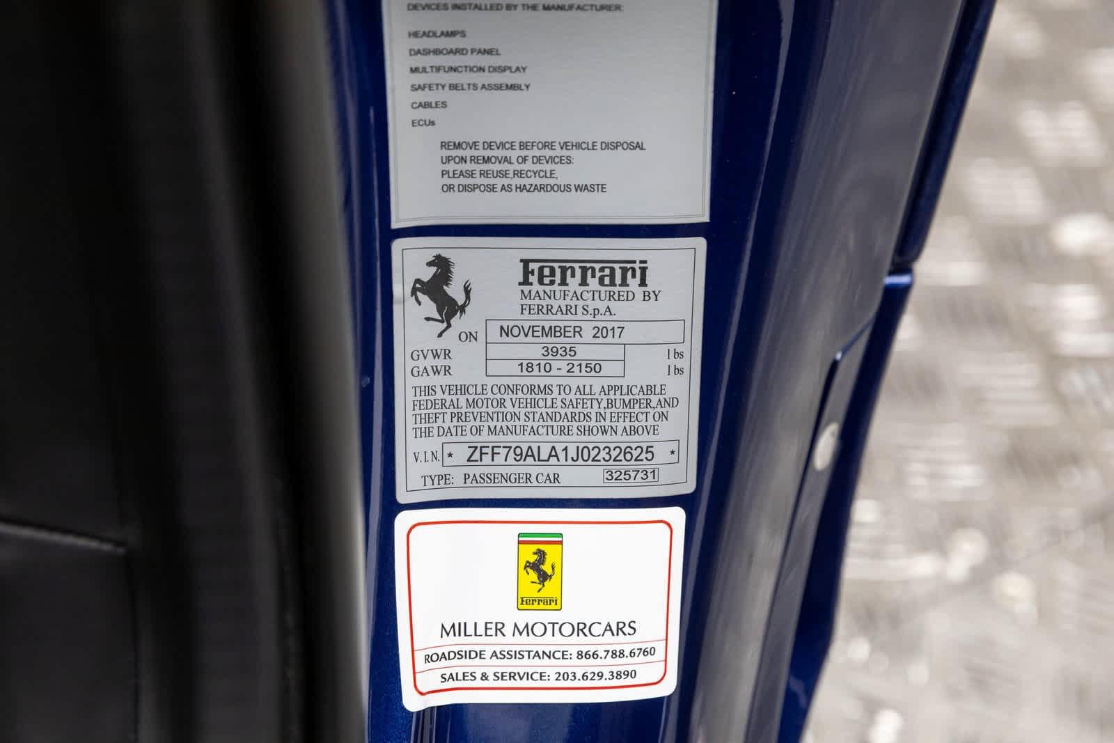 Ferrari 488 GTB Coupé 2018